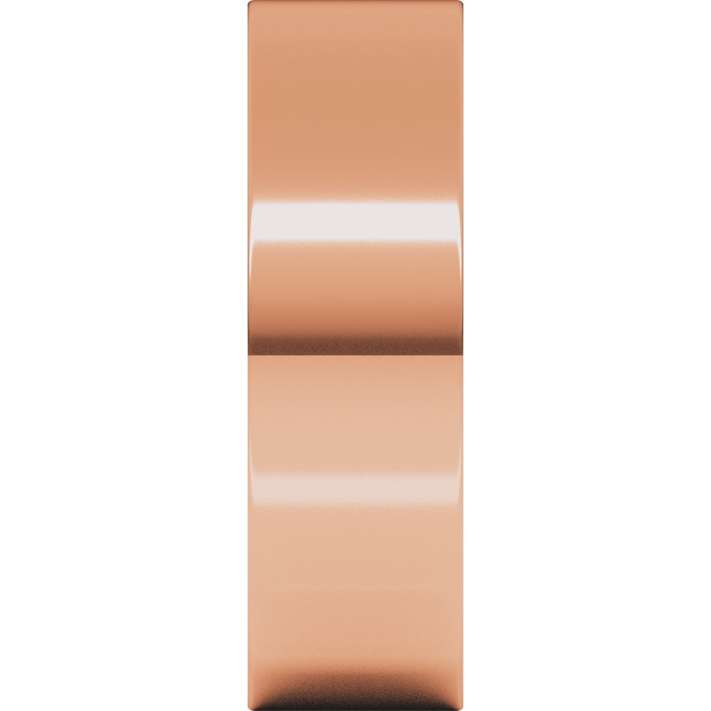 14K Rose Gold 6 mm Flat Band Size 7