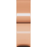 10K Rose 6 mm Flat Band Size 9.5