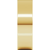 18K Yellow Gold 6 mm Flat Band Size 8