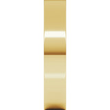 10K Yellow Gold 4 mm Flat Band Size 4.5