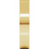 18K Yellow 4 mm Flat Band