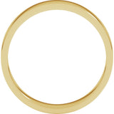 18K Yellow 4 mm Flat Band