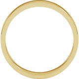14K Yellow Gold 4 mm Flat Band Size 3