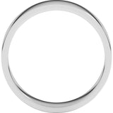 Sterling Silver 5 mm Flat Band