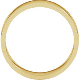 14K Yellow Gold 5 mm Flat Band Size 4