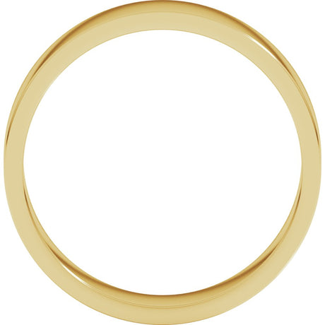 18K Yellow Gold 5 mm Flat Band Size 4