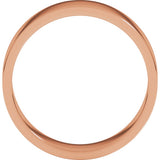10K Rose Gold 6 mm Flat Band Size 9.5