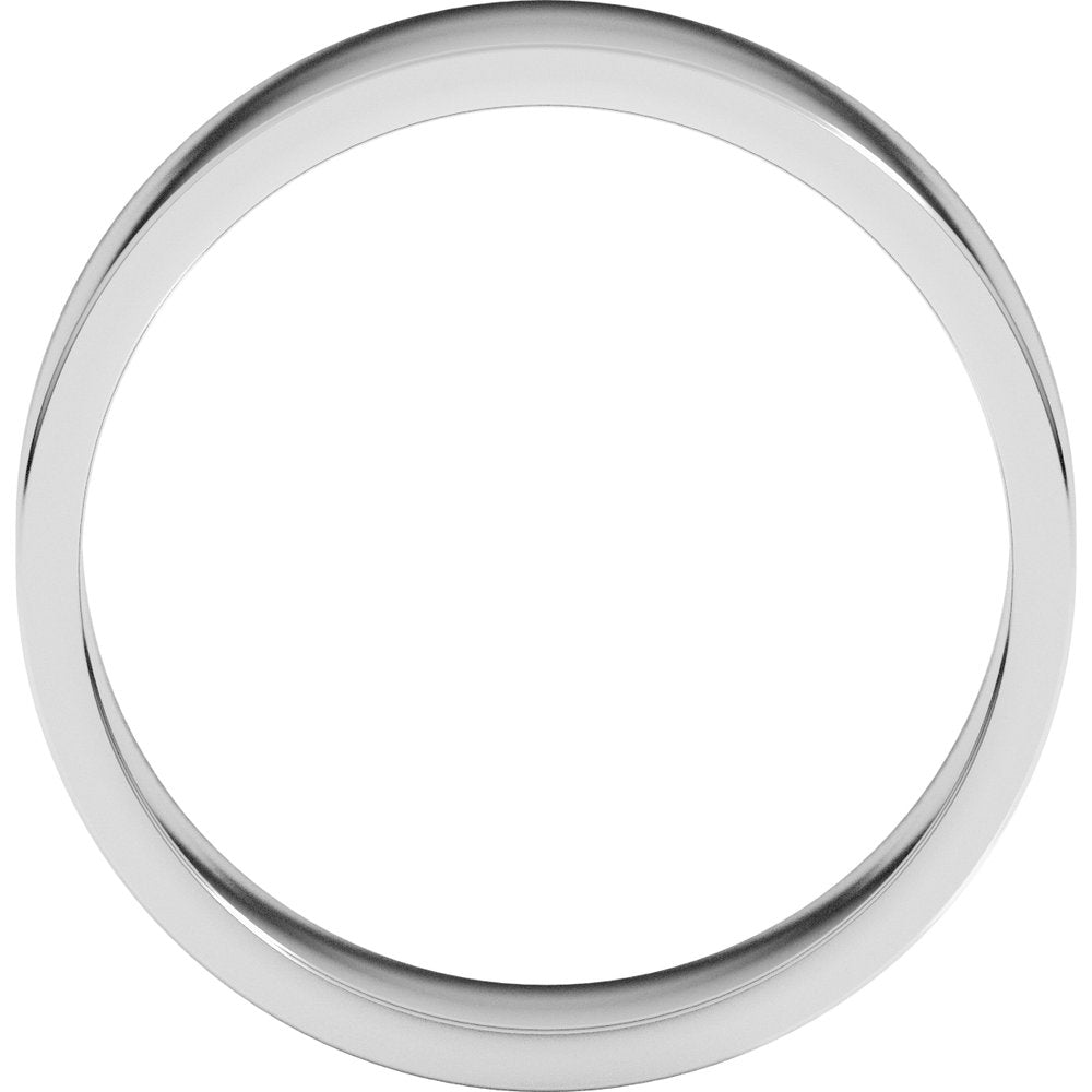 Palladium 6 mm Flat Band Size 13