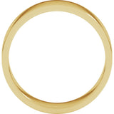 18K Yellow Gold 6 mm Flat Band Size 8