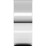 10K White 8 mm Flat Band Size 9.5