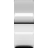 14K X1 White Gold 8 mm Flat Band Size 6.5