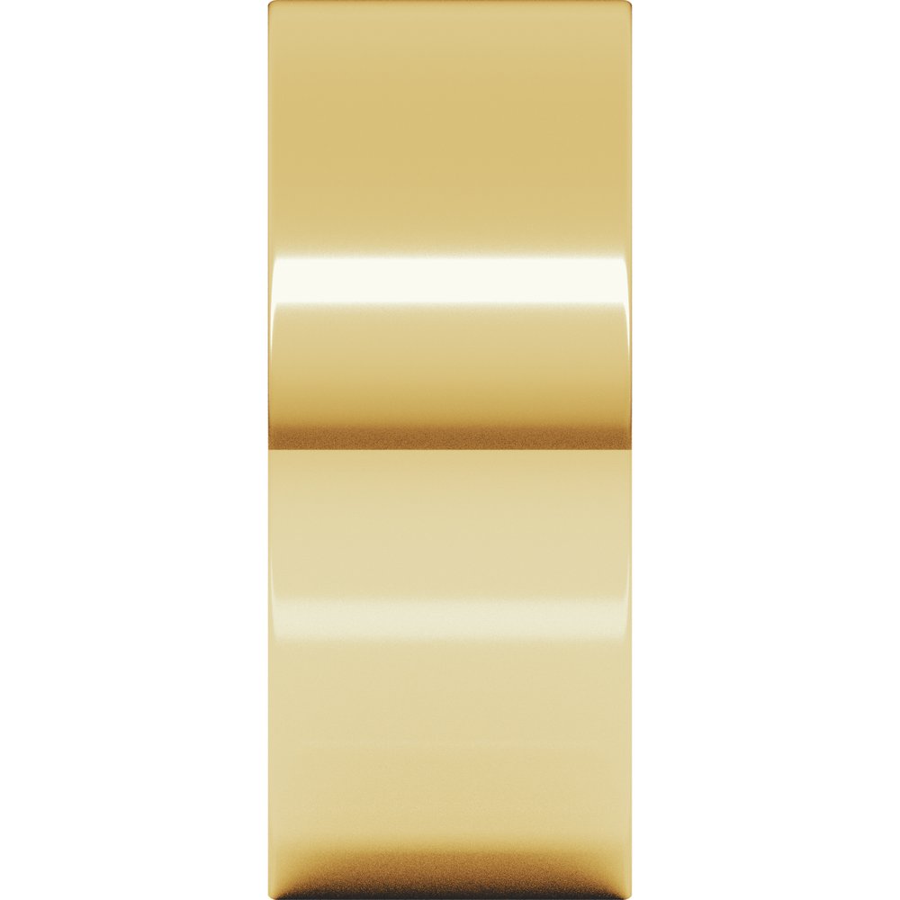 10K Yellow Gold 8 mm Flat Band Size 4