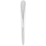 14K White Gold 2.5 mm Tapered Half Round Band Size 8
