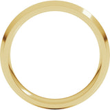10K Yellow Gold 4 mm Comfort-Fit Knife Band Size 9