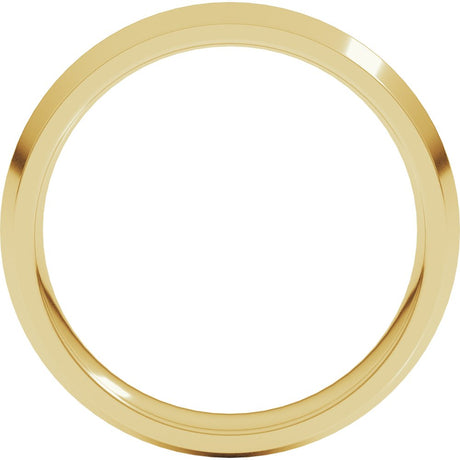 10K Yellow Gold 4 mm Comfort-Fit Knife Band Size 9