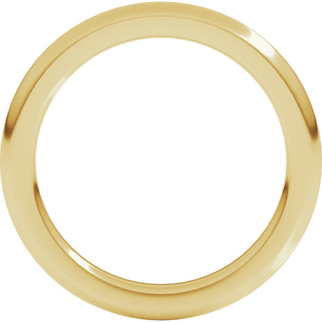 14K Yellow Gold 2 mm Heavyweight Comfort-Fit Half Round Band Size 5.5