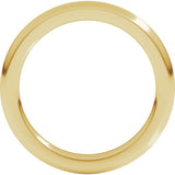 18K Yellow Gold 2 mm Heavyweight Comfort-Fit Half Round Band Size 5