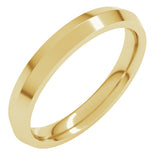 14K Yellow Gold 3 mm Comfort-Fit Knife Band Size 6