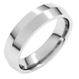 10K White Gold 5 mm Comfort-Fit Knife Band Size 9