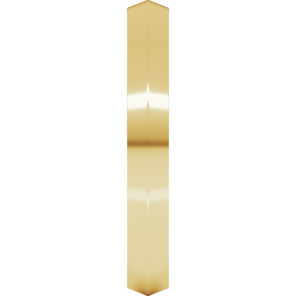 14K Yellow Gold 3 mm Comfort-Fit Knife Band Size 6