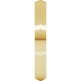 14K Yellow Gold 3 mm Comfort-Fit Knife Band Size 6