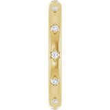 14K Yellow 1/6 CTW Natural Diamond Eternity Band Size 7