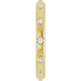14K Yellow Gold .07 CTW Lab-Grown Diamond Eternity Band Size 5.5