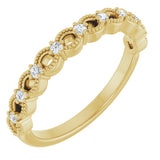 14K Yellow Gold 1/8 CTW Lab-Grown Diamond Anniversary Band