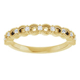 14K Yellow Gold 1/8 CTW Lab-Grown Diamond Anniversary Band