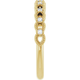14K Yellow Gold 1/8 CTW Lab-Grown Diamond Anniversary Band