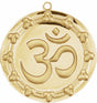 14K Yellow Om Dangle 