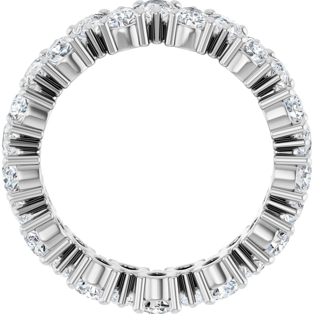 14K White 3 5/8 CTW Lab-Grown Diamond Eternity Band