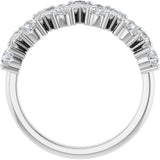 14K White Gold 1 1/2 CTW Lab-Grown Diamond Anniversary Band
