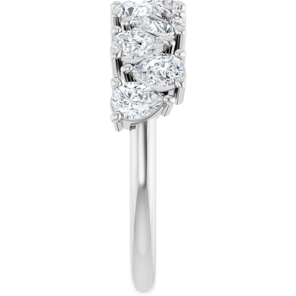 14K White Gold 1 1/2 CTW Lab-Grown Diamond Anniversary Band