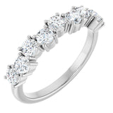 14K White 9/10 CTW Lab-Grown Diamond Anniversary Band