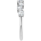 14K White Gold 9/10 CTW Lab-Grown Diamond Anniversary Band