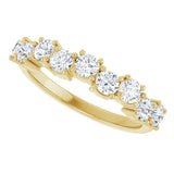 14K Yellow 9/10 CTW Lab-Grown Diamond Anniversary Band