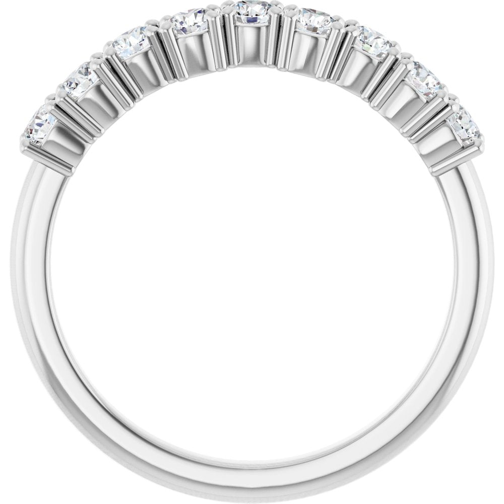 14K White Gold 1/2 CTW Lab-Grown Diamond Anniversary Band