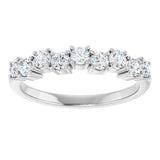 14K White Gold 1/2 CTW Lab-Grown Diamond Anniversary Band