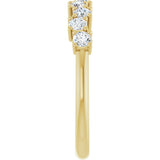 14K Yellow 2.5 mm Round Anniversary Band Mounting