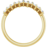 14K Yellow Gold 3/4 CTW Lab-Grown Diamond Anniversary Band
