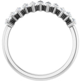 14K White Gold 3/4 CTW Lab-Grown Diamond Anniversary Band