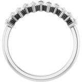 14K White Gold 3/4 CTW Lab-Grown Diamond Anniversary Band