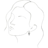 Sterling Silver Vintage-Inspired Dangle Earrings