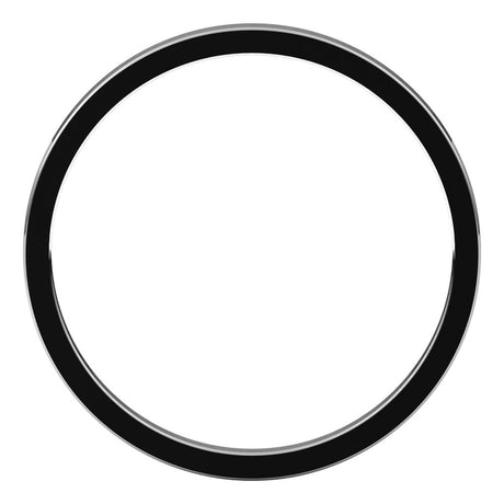 14K White Gold 1.5 mm Flat Band Size 4
