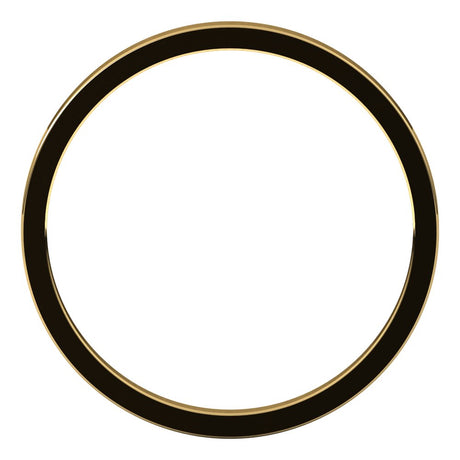 18K Yellow Gold 1.5 mm Flat Band Size 4