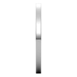 Platinum 1.5 mm Flat Band Size 7