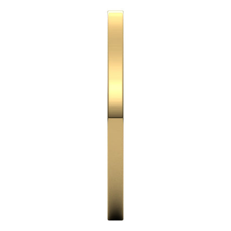 10K Yellow Gold 1.5 mm Flat Band Size 5