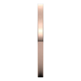 14K Rose Gold 1.5 mm Flat Band Size 4
