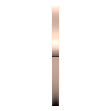 14K Rose Gold 1.5 mm Flat Band Size 4